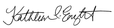 Kathleen Enright Signature